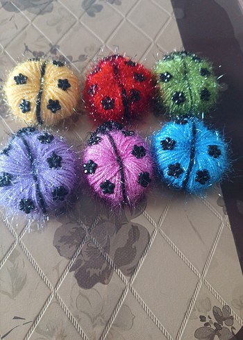 Renkli Uğur Böcegi magnet - Görsel 7