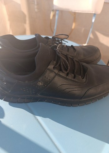 Siyah Erkek Günlük Bağcıklı Ayakkabı - Görsel 2