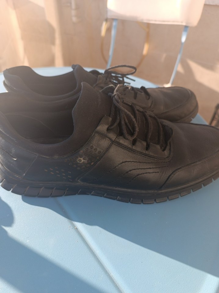 Siyah Erkek Günlük Bağcıklı Ayakkabı - Görsel 2