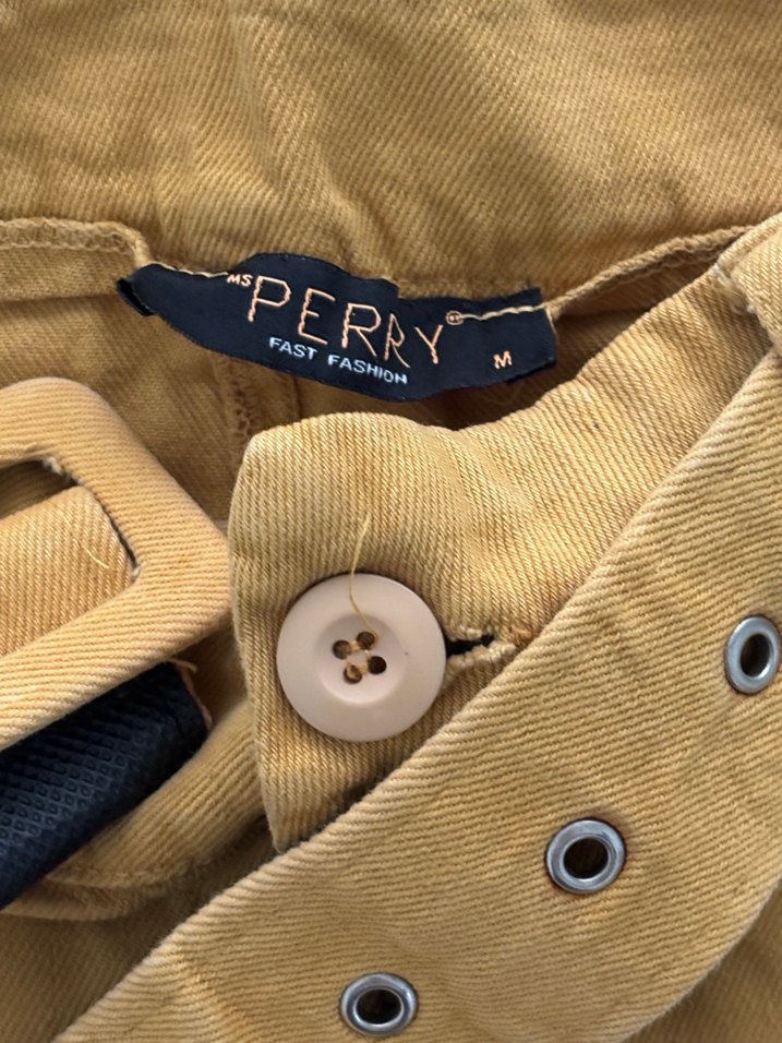 Kemerli Bej Kadın Süet Pantolon - Görsel 2