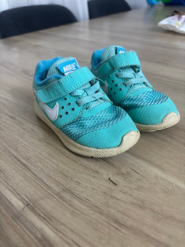 Turkuaz Erkek Çocuk Spor Ayakkabı Velcro - Görsel 2