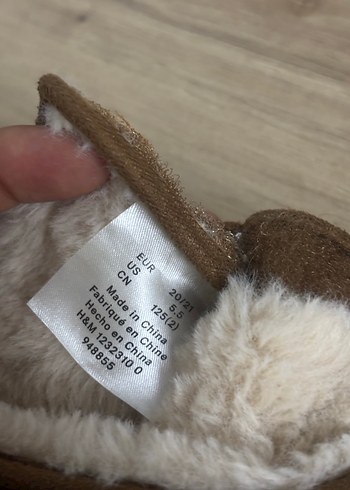 Kız Çocuk Kahverengi Süet Kürklü Bot UGG - Görsel 4