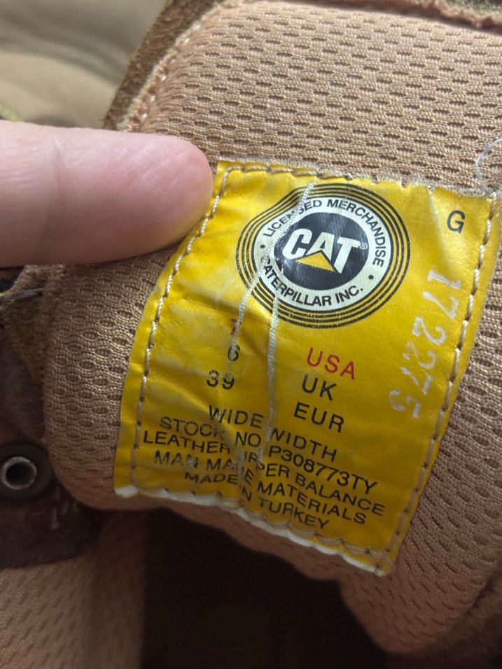 Cat Kahverengi Deri Kadın Botlar - Görsel 4