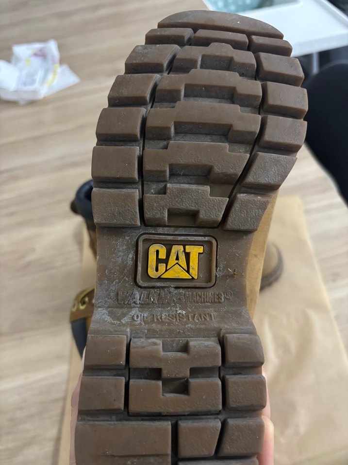 Cat Kahverengi Deri Kadın Botlar - Görsel 5