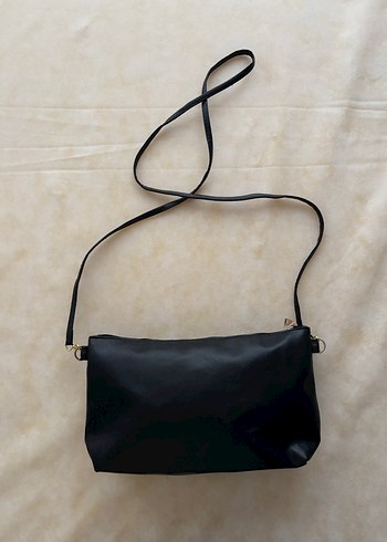 Siyah Deri Kadın Çanta - Görsel 3