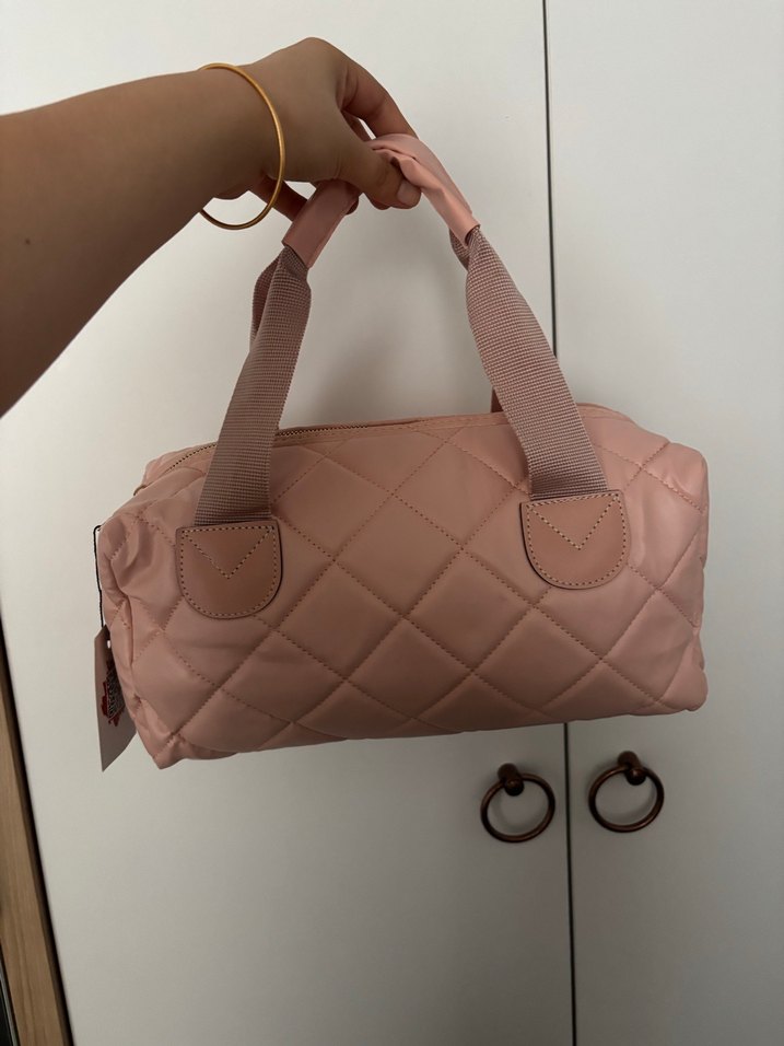 pudra  Kapitone Kadın Çanta - Görsel 2