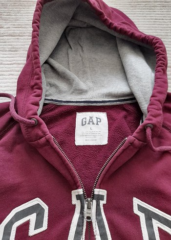 l Beden bordo Renk Bordo GAP Fermuarlı Sweatshirt