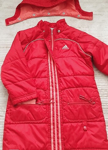 6 Yaş Beden bordo Renk Adidas Mont