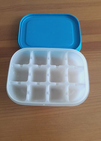 Beden turkuaz Renk Tupperware buz kabı