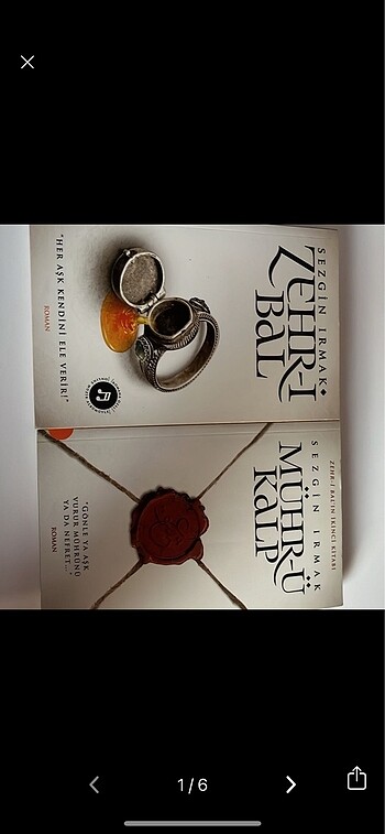 Kitap serisi zehri bal ve mührü kalp
