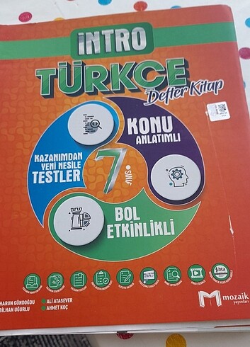  Beden İntro Türkçe defter kitap