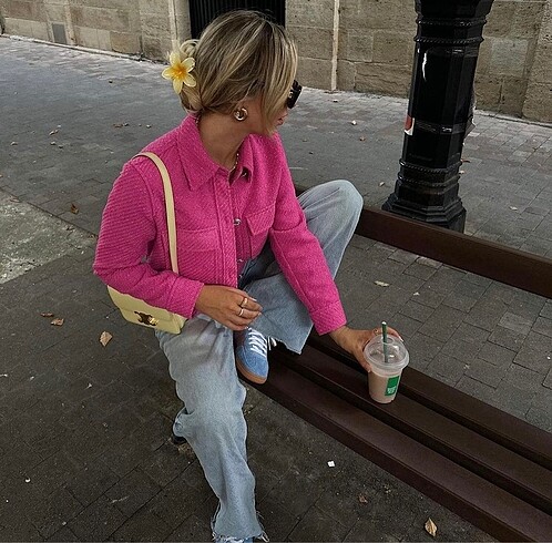 Zara pembe ceket ????