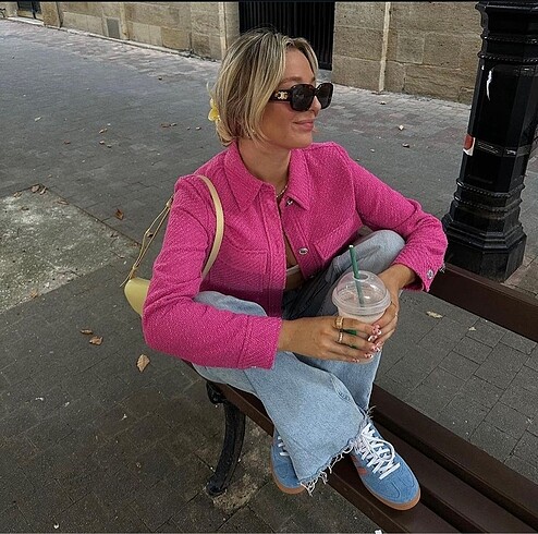 Zara Zara pembe ceket ????