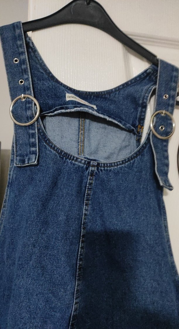 kadin Kot Salopet Kemerli Rahat Kesim - Görsel 2