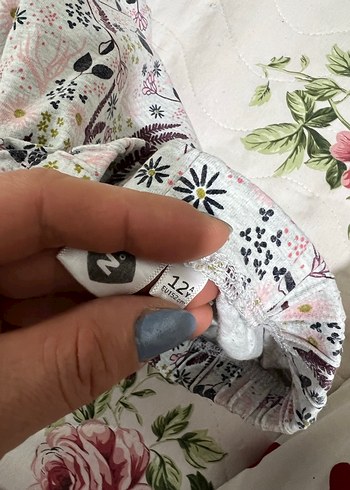 Kız Çocuk Pembe Desenli Tayt - Görsel 3