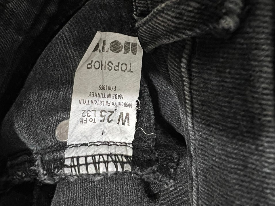 Kadın Siyah Regular Fit Midi Denim Pantolon - Görsel 3