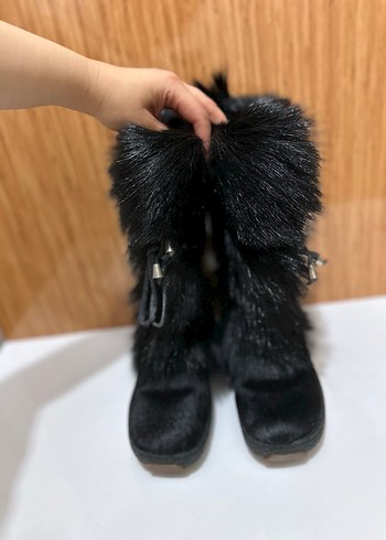 Oscar De La Renta Oscar Tavşan Tüyü Kar Botu