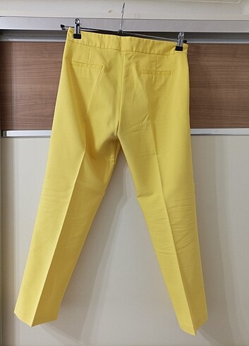 l Beden Limon Sarısı Kumaş Pantalon