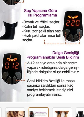 Diğer Saç bukle maşası 