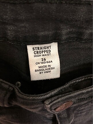 34 Beden Antrasit Renk H&M Boru Paça Pantolon