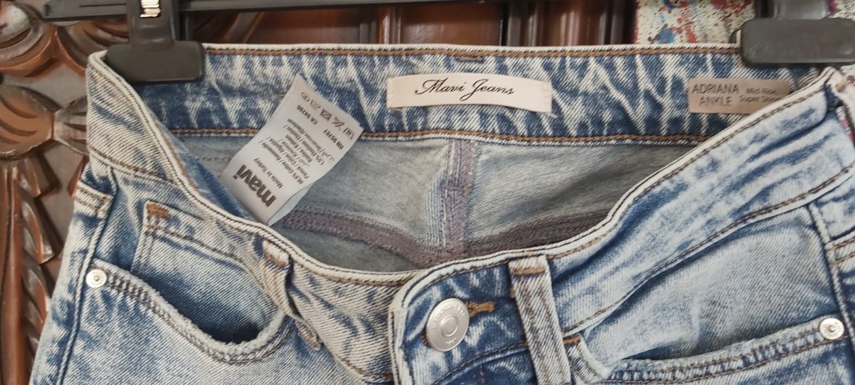 Mavi cok acik mavi Kadın Denim Pantolon - Görsel 4