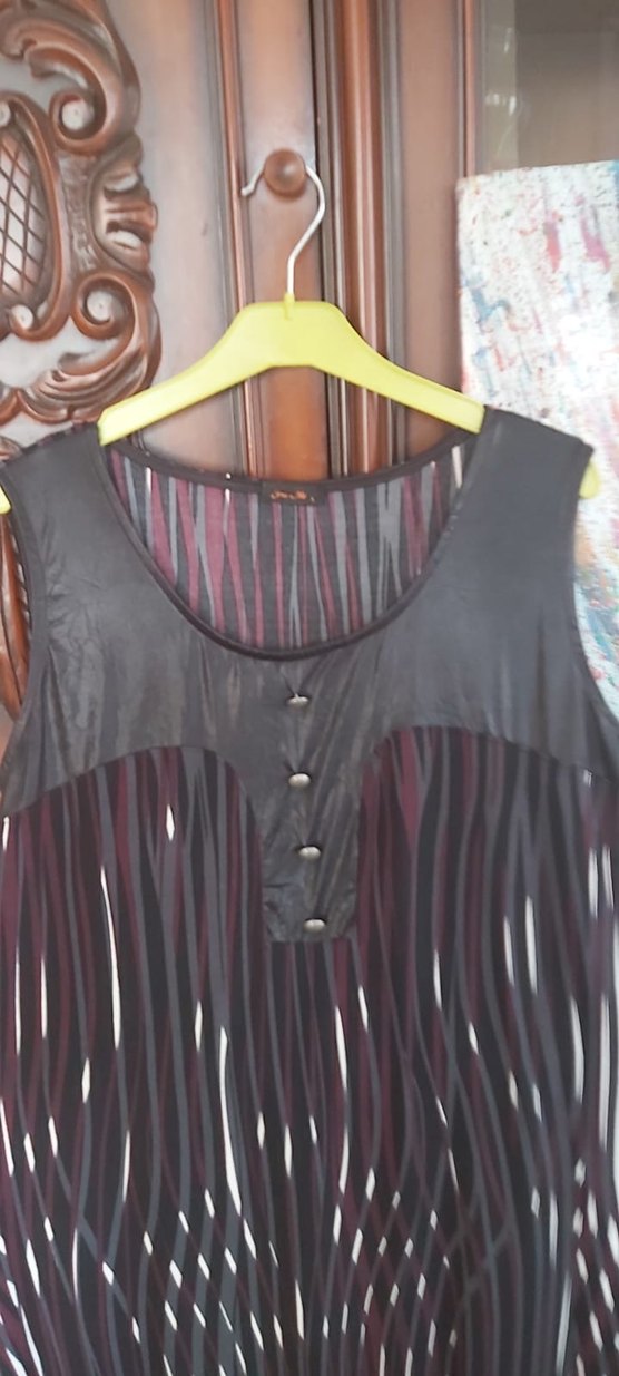 Bisiklet yaka Yaka, midi elbise - Görsel 3