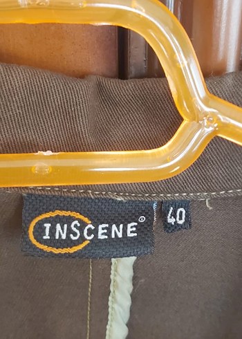 Düğmeli Kahverengi Kadın Blazer Ceket - Görsel 3