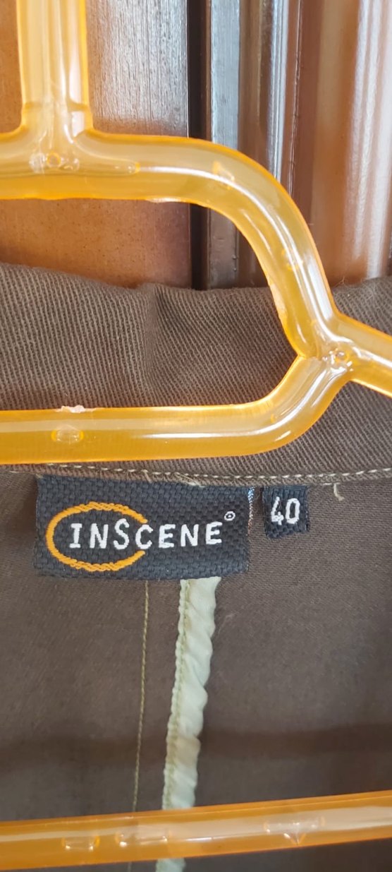 Düğmeli Kahverengi Kadın Blazer Ceket - Görsel 3