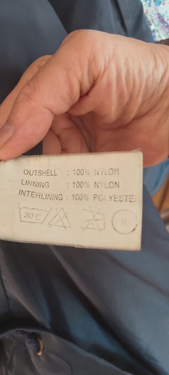 Erkek Mavi Midi Fermuarlı yağmurluk - Görsel 4