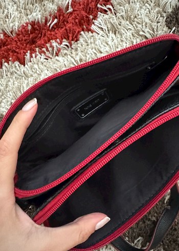 Nine West Siyah Deri Fermuarlı Kadın Çanta - Görsel 4