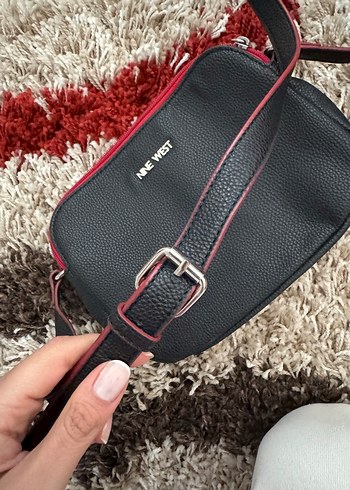 Nine West Siyah Deri Fermuarlı Kadın Çanta - Görsel 2