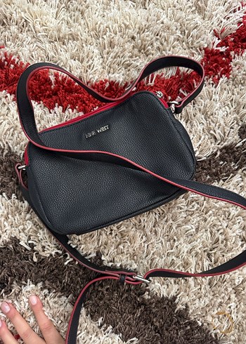 Nine West Siyah Deri Fermuarlı Kadın Çanta - Görsel 3