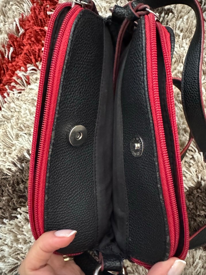 Nine West Siyah Deri Fermuarlı Kadın Çanta - Görsel 5