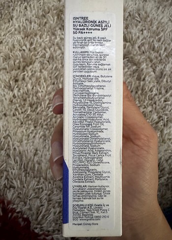 Hyaluronik Asitli Su Bazlı Güneş Jeli SPF 50 - Görsel 6