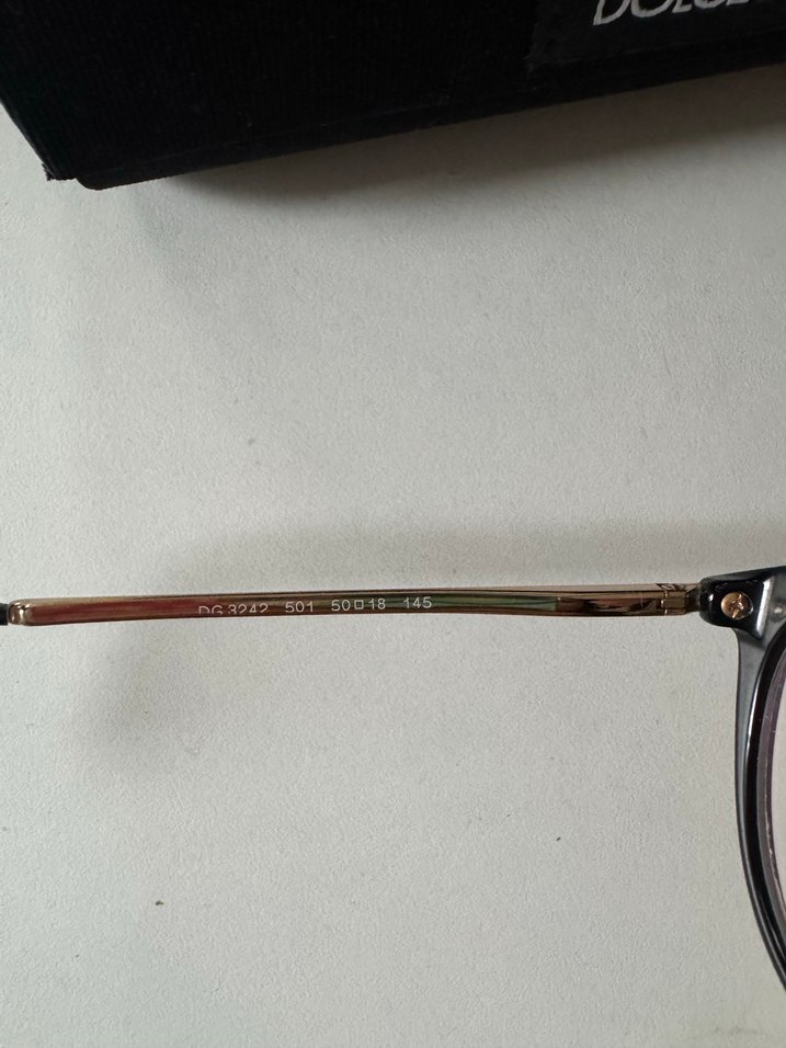 Siyah Parlak Dolce&Gabbana Kadın Gözlük - Görsel 5