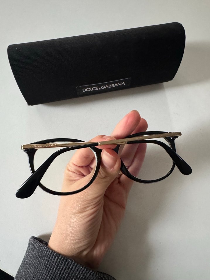 Siyah Parlak Dolce&Gabbana Kadın Gözlük - Görsel 3