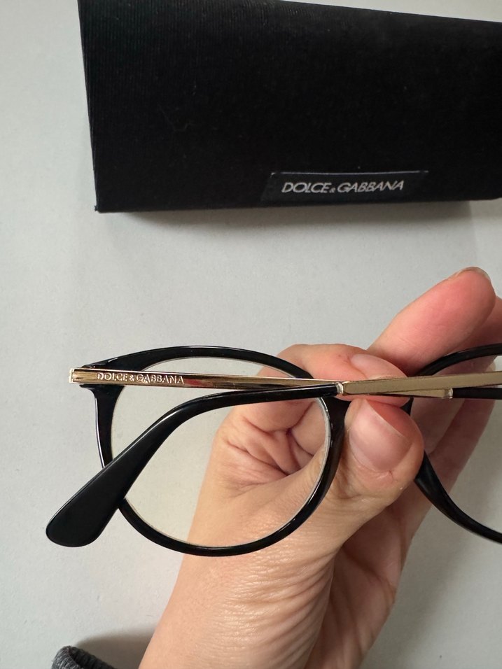 Siyah Parlak Dolce&Gabbana Kadın Gözlük - Görsel 4