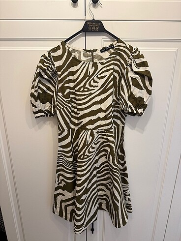Lcw zebra desenli elbise