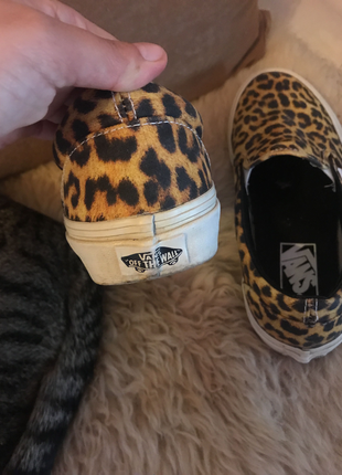 Vans sneakar leopar desenli