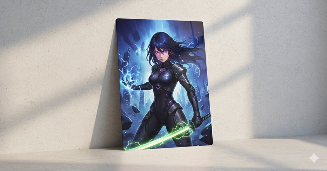 Kişiye Özel Metal Fotoğraf Baskı 20x30 cm - Görsel 2