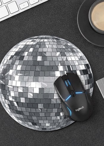 Disko topu tasarımlı mouse pad - Görsel 2