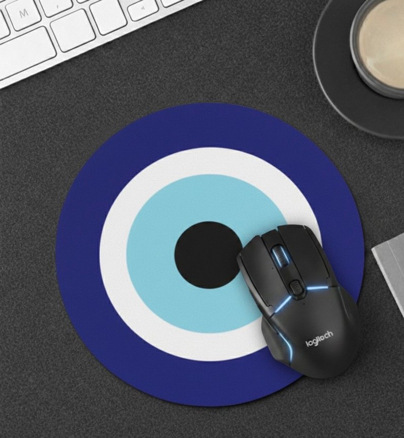 Nazar boncuklu Mouse Pad - Görsel 2
