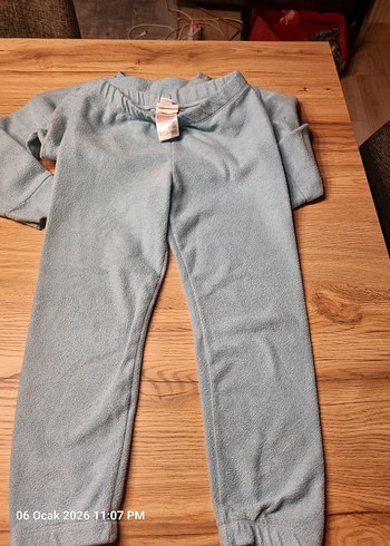 petrol yeşili pijama takımı - Görsel 2