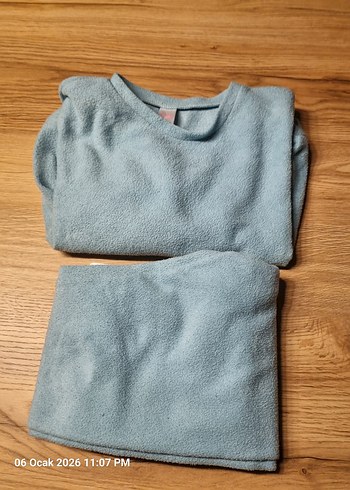 petrol yeşili pijama takımı - Görsel 4