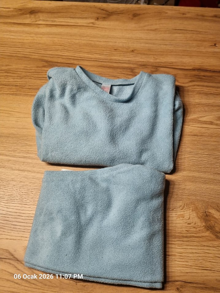 petrol yeşili pijama takımı - Görsel 5