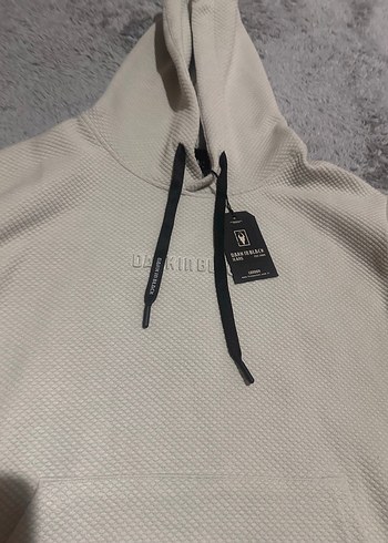 Gri Kapüşonlu Sweatshirt - Görsel 2