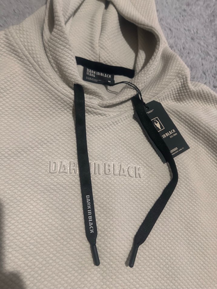 Gri Kapüşonlu Sweatshirt - Görsel 3