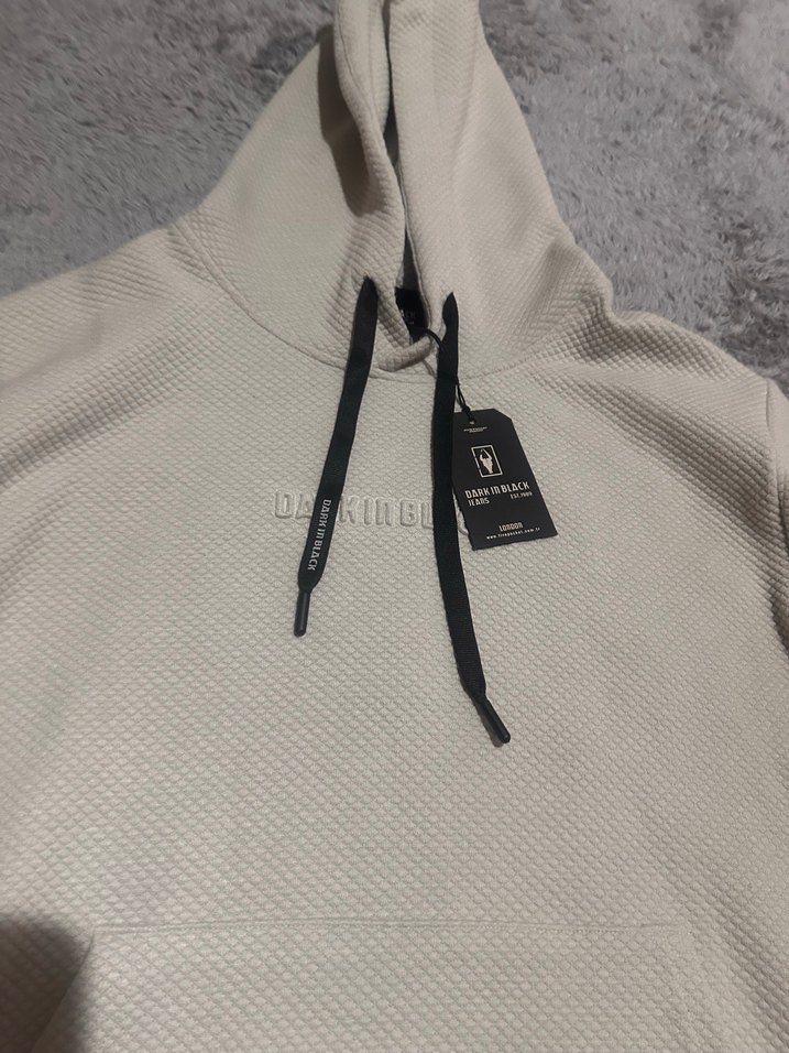 Gri Kapüşonlu Sweatshirt - Görsel 2