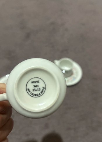 Pastel Çiçek Desenli Fincan Takımı 6 adet fincan ve tabak - Görsel 5