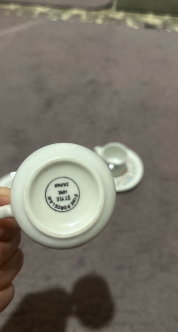 Pastel Çiçek Desenli Fincan Takımı 6 adet fincan ve tabak - Görsel 5